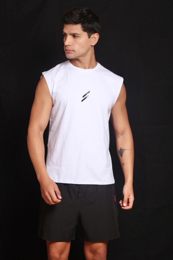Camisilla blanca sport
