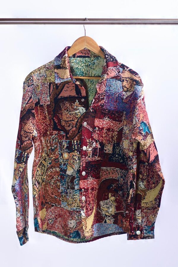 Chaqueta Van Gogh roja
